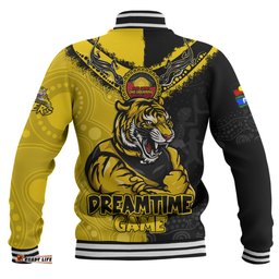 Amazing Aussie Richmond Dreamtime Warriors Of Culture Baseball Jacket