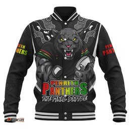 Amazing Aussie Penrith Panthers Final Clash Battle Edition Baseball Jacket