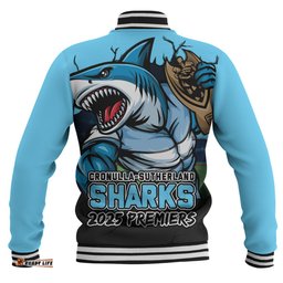 Amazing Aussie Cronulla Sutherland Sharks Unleash Power In The Ultimate Battle Baseball Jacket