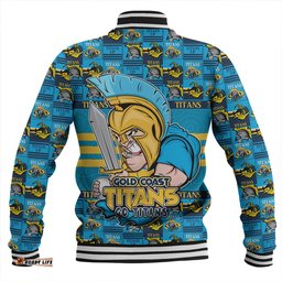 Amazing Aussie Gold Coast Titans Champion���s Pride Comic Style Baseball Jacket