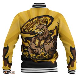 Amazing Aussie Hawthorn Premiership Series Flame Edition Baseball Jacket