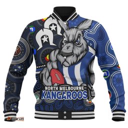 Amazing Aussie North Melbourne NAIDOC Spirit Of Country Baseball Jacket