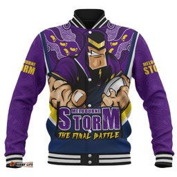 Amazing Aussie Melbourne Storm Final Clash Battle Edition Baseball Jacket
