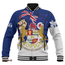 Amazing Aussie Tasmania Power Pride And Heritage Crest Baseball Jacket