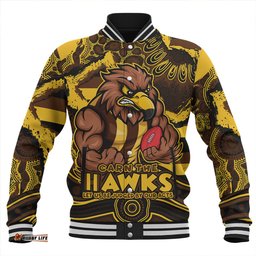 Amazing Aussie Hawthorn Blazing Spirit Of Victory Baseball Jacket