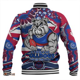 Amazing Aussie Western Bulldogs Blazing Spirit Of Victory Baseball Jacket