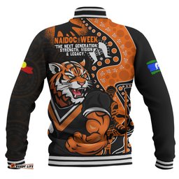 Amazing Aussie Wests Tigers NAIDOC Indigenous Warrior Spirit Baseball Jacket