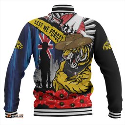 Amazing Aussie Richmond Anzac Day Honor United In Spirit Baseball Jacket