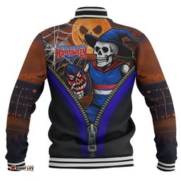 Amazing Aussie Western Bulldogs Halloween Night Reaper Baseball Jacket