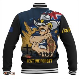 Amazing Aussie North Queensland Cowboys Fearless ANZAC Defender Baseball Jacket