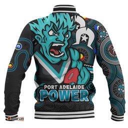 Amazing Aussie Port Adelaide NAIDOC Spirit Of Country Baseball Jacket