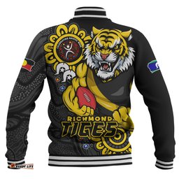 Amazing Aussie Richmond Power Through Generations NAIDOC Edition Baseball Jacket