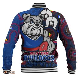 Amazing Aussie Western Bulldogs NAIDOC Spirit Of Country Baseball Jacket