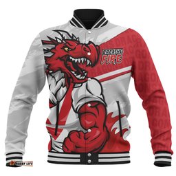 Amazing Aussie St. George Illawarra Dragons Defend The Pride Baseball Jacket