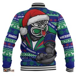 Amazing Aussie New Zealand Warriors Ugly Knit Style For Christmas Game Fans Baseball Jacket
