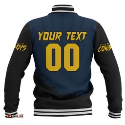 Amazing Aussie North Queensland Cowboys Heart Of A Fighter Tough And Fearless Baseball Jacket