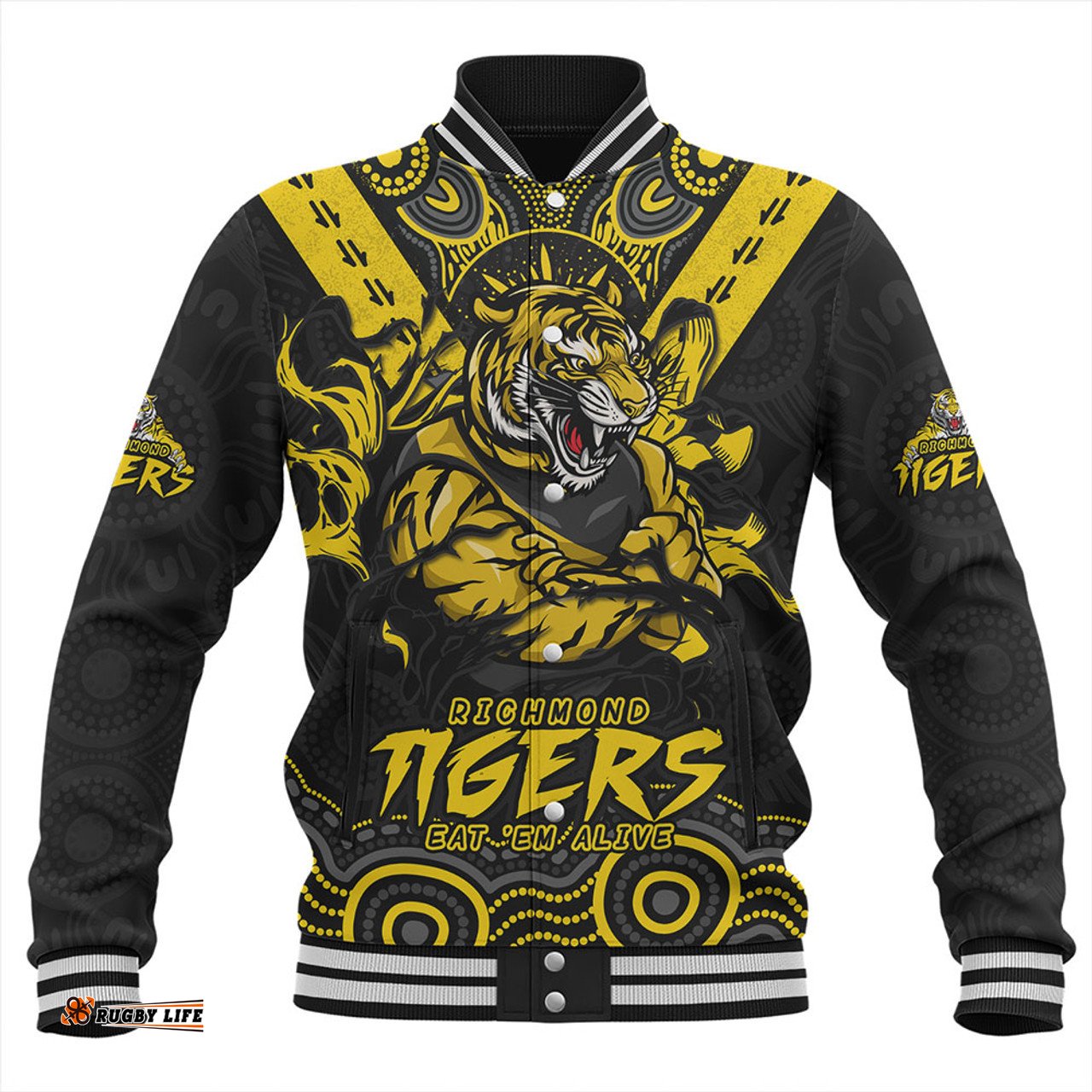 Amazing Aussie Richmond Ripped Legacy Of The Game Baseball Jacket