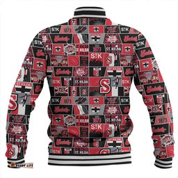 Amazing Aussie St Kilda Legacy Of The Pride Comic Style Baseball Jacket