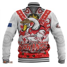 Amazing Aussie Sydney Swans Ripped Legacy Of The Game The ANZAC Spirit Lives On Baseball Jacket