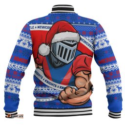 Amazing Aussie Newcastle Knights Ugly Knit Style For Christmas Game Fans Baseball Jacket