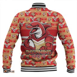 Amazing Aussie Redcliffe Dolphins Champion���s Pride Comic Style Baseball Jacket