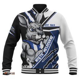 Amazing Aussie North Melbourne Battlefield Glory Gear Baseball Jacket
