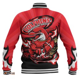 Amazing Aussie Redcliffe Dolphins Premiership Series Sports Gear Baseball Jacket