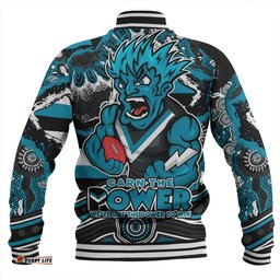 Amazing Aussie Port Adelaide Blazing Spirit Of Victory Baseball Jacket