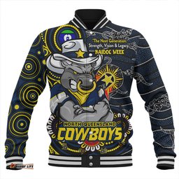 Amazing Aussie North Queensland Cowboys Spirit Of NAIDOC Series Baseball Jacket