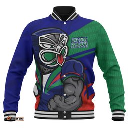 Amazing Aussie New Zealand Warriors Defend The Pride Baseball Jacket
