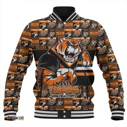 Amazing Aussie Wests Tigers Champion���s Pride Comic Style Baseball Jacket
