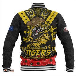 Amazing Aussie Richmond Ripped Legacy Of The Game The ANZAC Spirit Lives On Baseball Jacket