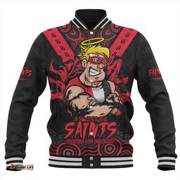 Amazing Aussie St Kilda Ripped Legacy Of The Game Baseball Jacket