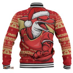 Amazing Aussie Redcliffe Dolphins Ugly Knit Style For Christmas Game Fans Baseball Jacket
