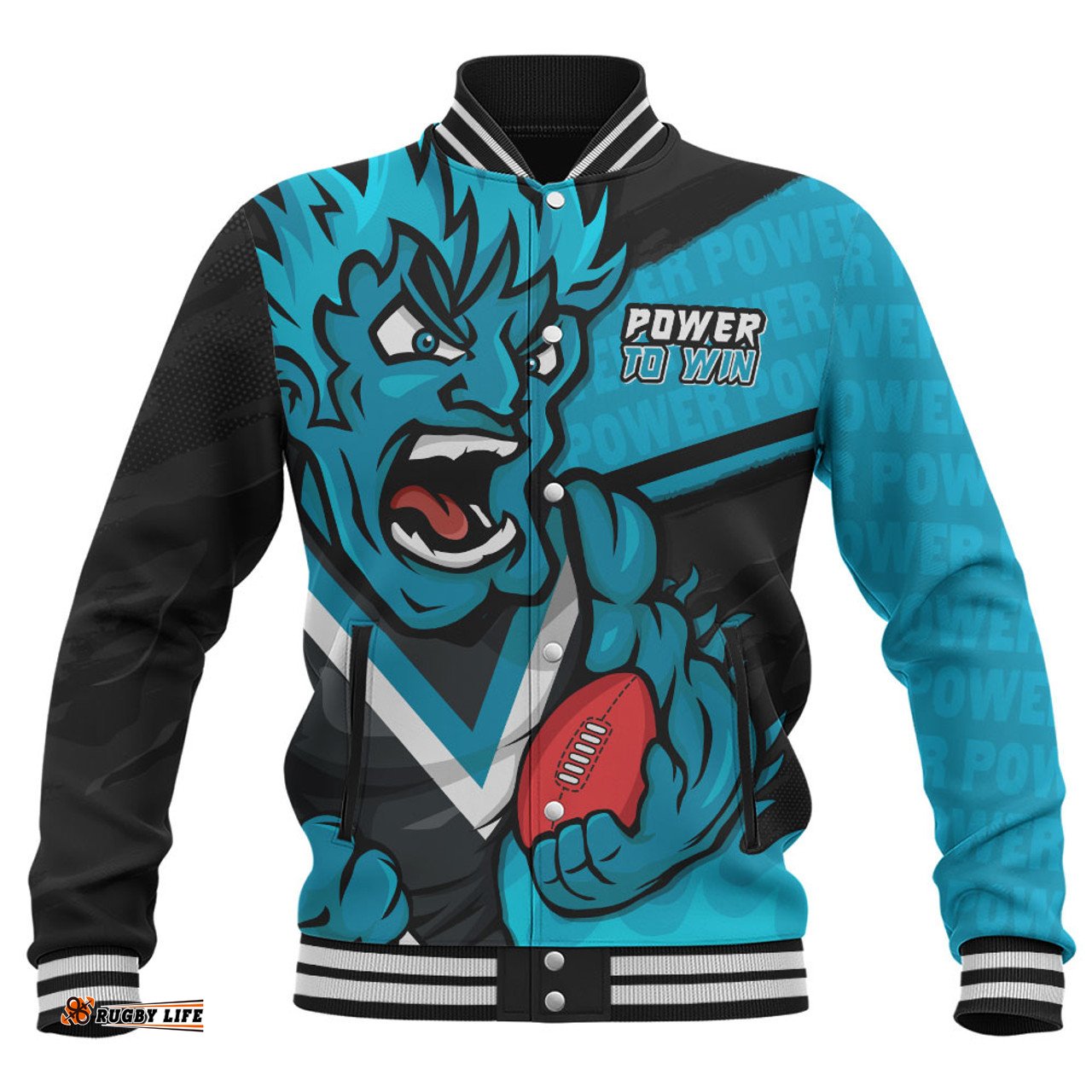 Amazing Aussie Port Adelaide Defend The Pride Baseball Jacket