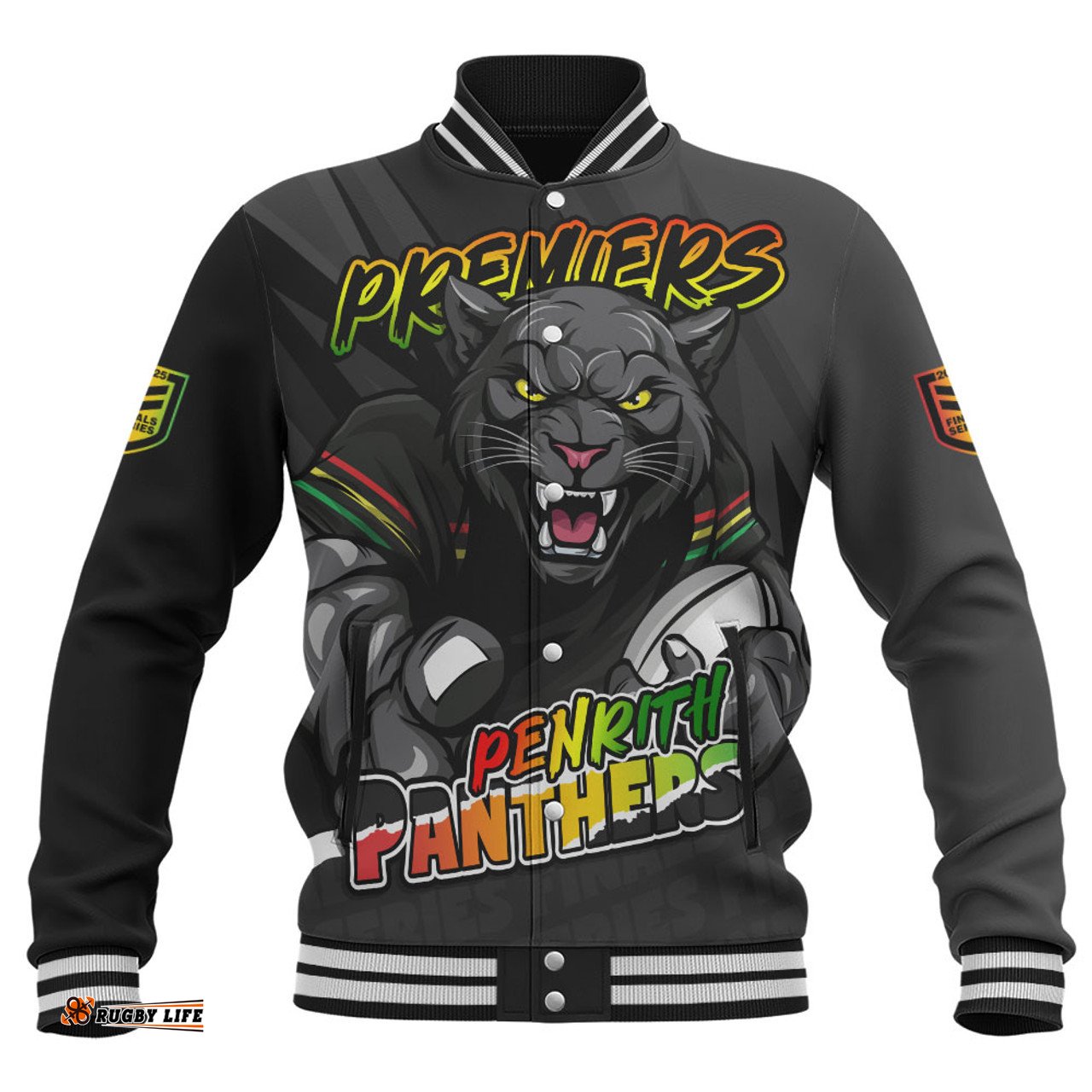 Amazing Aussie Penrith Panthers Chasing Victory 2025 Final Series Pride Baseball Jacket
