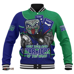 Amazing Aussie New Zealand Warriors Battle For Glory Rugby Finals Edition Baseball Jacket