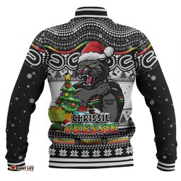 Amazing Aussie Penrith Panthers Aussie Ugly Christmas For Die Hard Fan Supporters Baseball Jacket