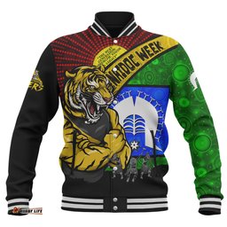 Amazing Aussie Richmond NAIDOC Week Pride Edition Baseball Jacket
