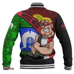 Amazing Aussie St Kilda NAIDOC Week Pride Edition Baseball Jacket
