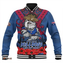Amazing Aussie Western Bulldogs Ripped Legacy Of The Game The ANZAC Spirit Lives On Baseball Jacket