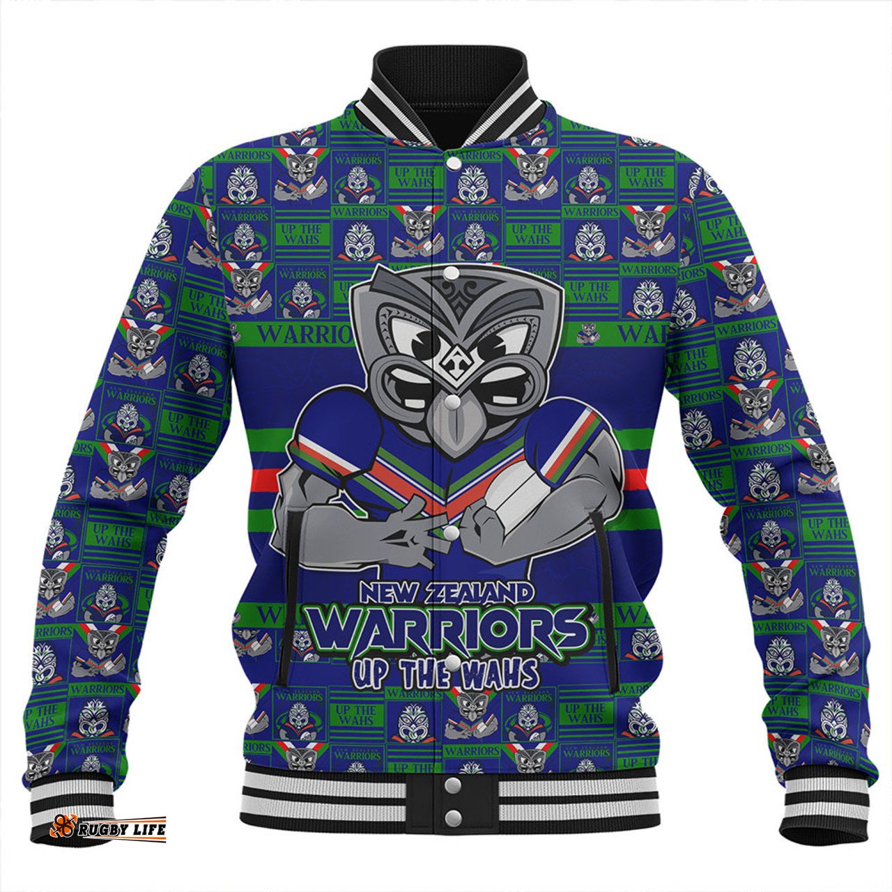 Amazing Aussie New Zealand Warriors Champion���s Pride Comic Style Baseball Jacket