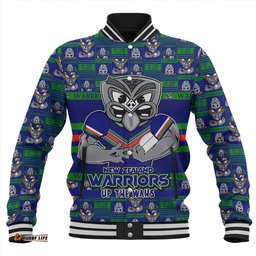 Amazing Aussie New Zealand Warriors Champion���s Pride Comic Style Baseball Jacket