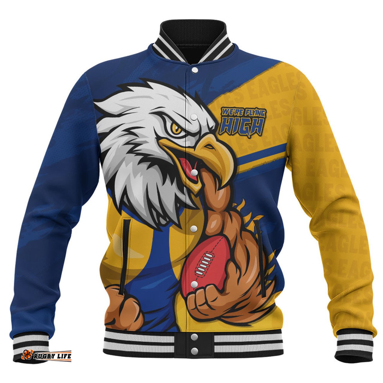 Amazing Aussie West Coast Eagles Defend The Pride Baseball Jacket