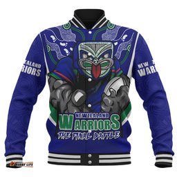 Amazing Aussie New Zealand Warriors Final Clash Battle Edition Baseball Jacket