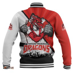 Amazing Aussie St. George Illawarra Dragons Fearless Soul Series Baseball Jacket