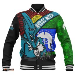 Amazing Aussie Port Adelaide NAIDOC Week Pride Edition Baseball Jacket