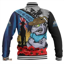 Amazing Aussie New South Wales Blues United In Spirit Anzac Day Tribute Baseball Jacket