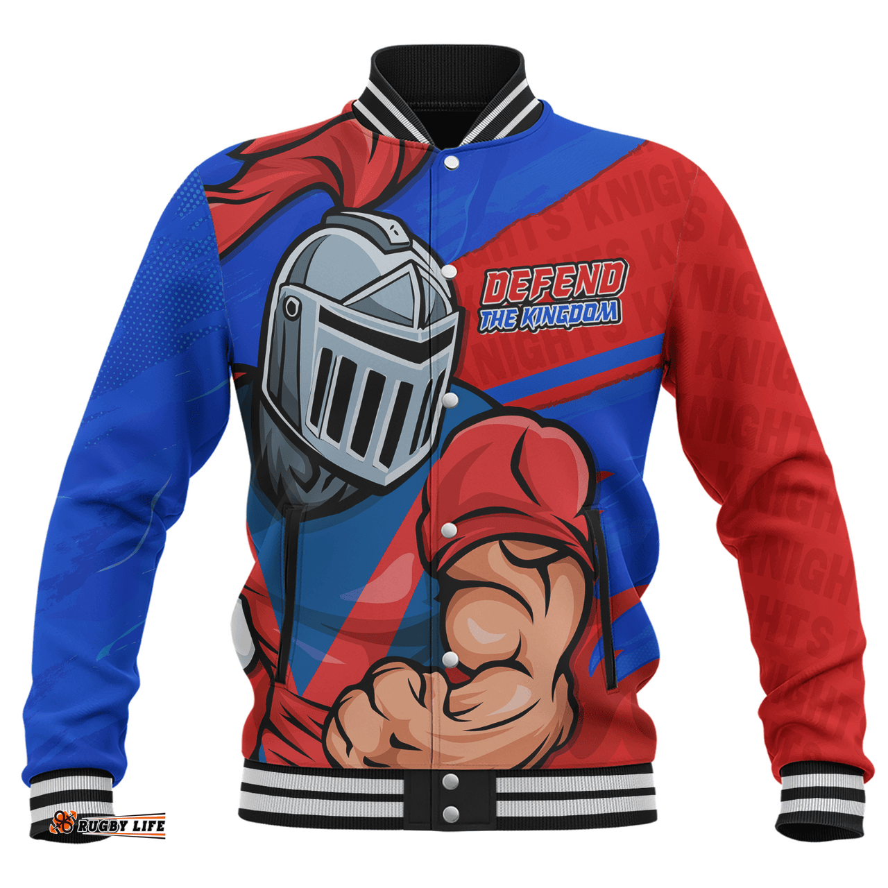Amazing Aussie Newcastle Knights Defend The Pride Baseball Jacket
