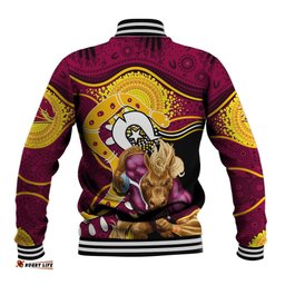 Broncos Mascot NRL Baseball Jacket NAIDOC